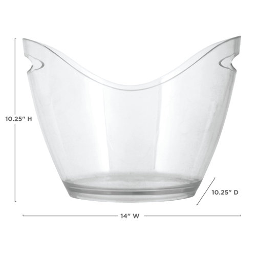 True Acrylic Ice Bucket & Reviews Wayfair